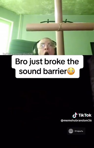 I think he was scared #memes #meme #memestiktok | bro broke the sound barrier