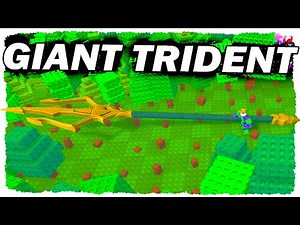 Wielding a Trident - Cut Trees [Roblox]