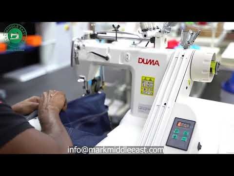 3 Needle Feed Off The Arm Double Chain Stitch Machine