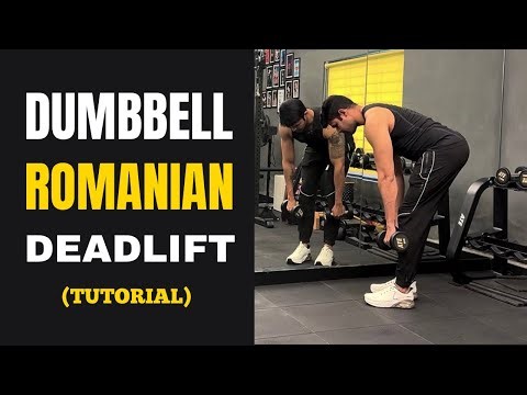 Dumbbell Romanian Deadlift (RDL) Tutorial| Glutes & Hamstrings Exercise | Proper Step by Step Guide