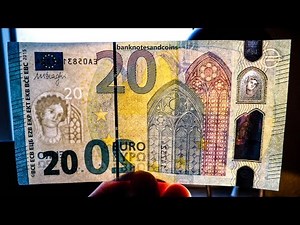 New 20 EURO banknote REVIEW