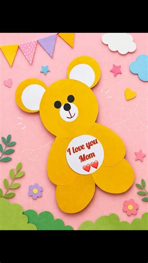 Mothers Day Greeting Card #greetingcard #mothersday #diy #shorts #shortsfeed #youtubeshorts #short