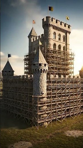 Watch a Medieval Castle Rise from Nothing | Timelapse 🏰✨
