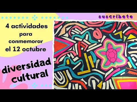 4 ACTIVIDADES para trabajar la DIVERSIDAD CULTURAL con niños / 12 DE OCTUBRE PARA NIÑOS 🤸‍♀️