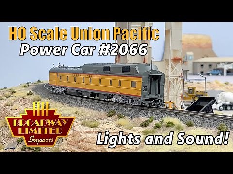 Broadway Limited HO Scale Union Pacific 2066 Power Car with Lights and Sound Review
