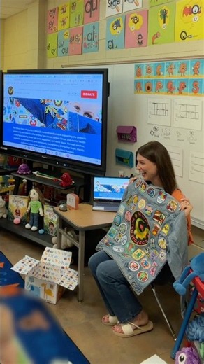 Oliver Patch Project supports children with cancer. ❤️ #teacher #childhoodcancer
