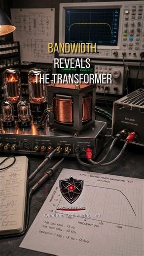 Quantum Engineering Lab | Output Transformer Bandwidth Test #amplifierdesign