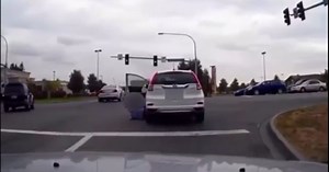 Ouch: Woman Gets Run Over By Her Own Car!