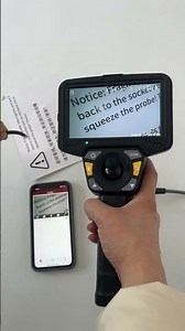 Portable industrial borescope with 1-3m cable, 2.8mm/3.9mm/6mm diameter, support WIFI and HDMI port