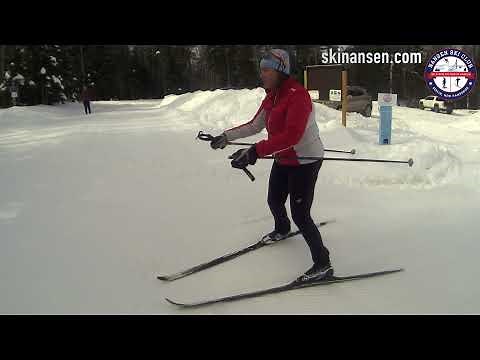 How to Ski Down Hills When X-Country Skiing (Nansen Ski Club Lessons)