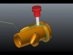 Mastercam Multiaxis Case Study: Morph between 2 Curves Toolpath