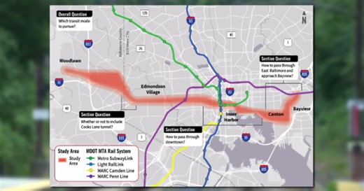 Opportunities made by Baltimore's Red Line to be presented as $100M contract to manage the project i