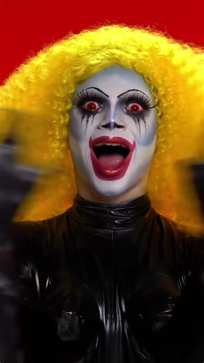 Clown makeup but make it SLAY 💅🏻 #makeuptransformation #drag #transformation #dragrace #amazing