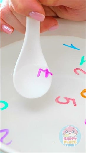 🌊 Floating Numbers: A Magical Water Adventure! 🪄 #Shorts #Kids #Learning