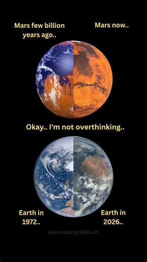 Is Earth Becoming the Next Mars?| 1972 vs 2026 Comparison #earthsfuture #mars #artemis #marsmystery