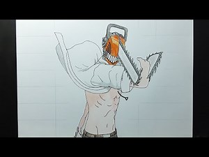 how to draw Chainsaw Man Devil