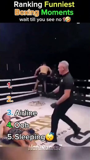 Ranking Funniest Boxing Moments 🤣 #shorts