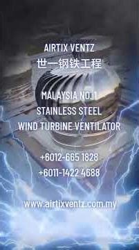 AIRTIX VENTZ Stainless Steel 304 Vs Aluminium Free-Floating Wind Turbine Ventilator #airtixventz