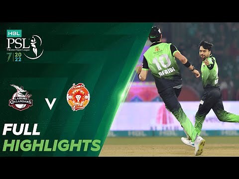 Full Highlights | Lahore Qalandars vs Islamabad United | Match 27 | HBL PSL 7 | ML2T