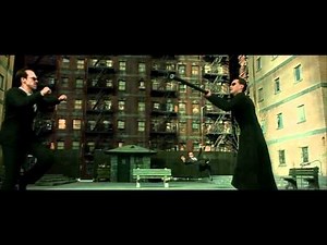 The Matrix Reloaded: Burly Brawl Fight Scene HD High Quality