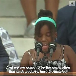 66K views · 1.1K reactions | Martin Luther King Jr.'s granddaughter, Yolanda Renee King, echoes her grandfather on the National Mall: "He said that we were moving into a new phase of the struggle. The first phase was Civil Rights and the new phase is genuine equality." https://abcn.ws/34IGa5n | ABC News | Facebook