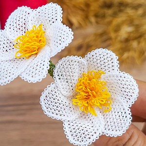 35K views · 518 reactions | The construction of the needle lace rose flower model, which you will see for the first time | Desing Crochet | Facebook