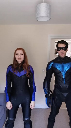 Cosplay Fun: Nightwing and Batgirl Test Run