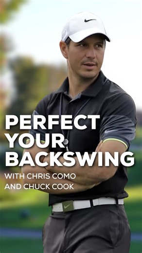 @chuck.cook.9081 breaks down the key checkpoints for a perfect backswing. Save this video for the next time you’re on the range. You’re going to start by moving your hands about a foot into the takeaway before adding your arms and wrists. From there, let your rear elbow fold into your side as your back wrist bends. When your lead arm is parallel to the ground, check that your: ✅ Elbow is in front of your body ✅ The club shaft points at the target line ✅ Belly button rotates around to the front G