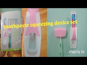 HOW TO ASSEMBLE AUTOMATIC TOOTHPASTE SQUEZZING DEVICE