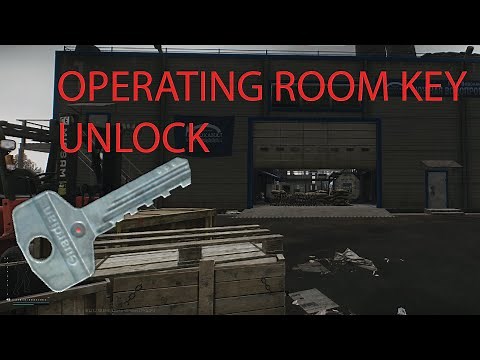 Tarkov new Operating Room key in water treatment plant unlock