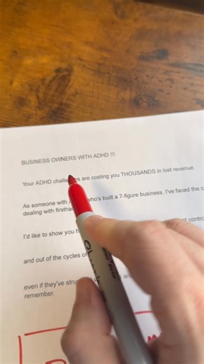 If ADHD is sabotaging your business growth, I can almost guarantee it's because you're not addressing the root causes holding you back. Now, tell me if this sounds familiar. You struggle with lack of focus, procrastination, overwhelm, and inconsistency, to the point that your business is stagnating and you're watching your dreams slip away. If you relate to any of this, I urge you to stop what you are doing. I want you to click on the button now to view my new free masterclass where I'll show yo