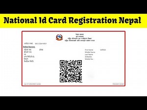 Online Application For Nepal National Id Card | National Identity Card Nepal Online Registration