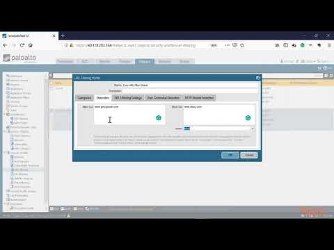Palo Alto Firewall - URL Filtering and File Blocking