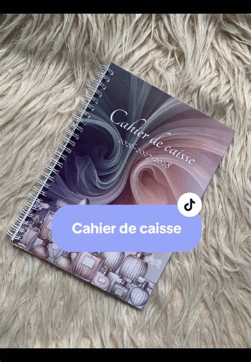 Cahier de caisse🖤🖤 Fb: Hafsa créations Ig : Hafsa créations #stickers #maghnia #cartedevisite #cahier #planner
