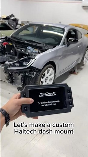 3d printed Haltech IC7 Dash Mount #manufacturing #prototyping #prototype #3dprint #3dprinting