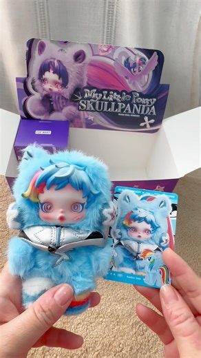 Unboxing My Little Pony Skullpanda - Rainbow Dash #unboxing #skullpanda #mylittlepony #rainbowdash