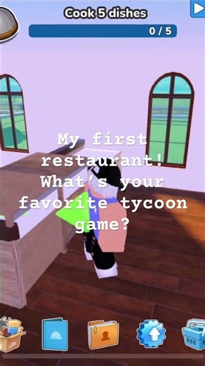 My first restaurant !What’s your favorite tycoon game?