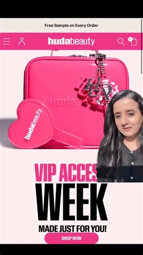 Fakiha Haider | @hudabeauty EARLY ACCESS: VIP ACCESS WEEK 🩷 *Brand new, exclusive shoppable merch just dropped *VIP bundles at 25% off *Mini vanity bag... | Instagram