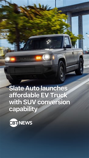 Jeff Bezos-backed Slate Auto just dropped a $20K electric truck that transforms into an SUV—an ‘anti-Tesla’ built for real drivers. #SlateAuto #JeffBezos #ElectricTruck #SUVLife #EVNews #AffordableEV #AutoIndustry #TruckGoals #AmericanMade | CBT News