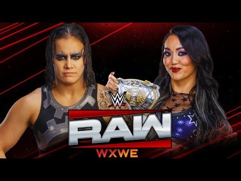 WWE RAW EP:13 Shayna Bazler Vs Roxanne Perez