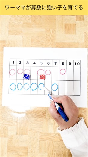 きよみ先生 | ワーママ算数教育30年 on Instagram: "遊びながら数の分解と合成👇 このゲームは ２つのサイコロの出た目を足して まるをつけていく遊びです😊 最終的に １０個のマスを先に埋めた方の勝ち！ ３たす２は５だから ５にまるを書いたり。 ５たす４は９だから ２と７にまるを書いたり。 数の分解と合成を考えながら 足し算のトレーニングができます✨ 出た目の数字が作れない時は 相手の順番に移ります。 マスを埋めるゲームなので 数字を分解して マスの数を多くするのがポイント！ ぜひ遊んでみてね😊 このシートをプレゼントします🎁 シートが欲しい方は 好きな鍋料理を教えてください✨ ━━━━━━━━━━━━━━━━━ こちらのアカウントでは… ワーママが算数に強い子を育てるコツを発信しています💪 いいね、フォローよろしくお願いいたします！ 無料！子育て相談はDMにて# 👇 @kiyomi_sansu ━━━━━━━━━━━━━━━━━"