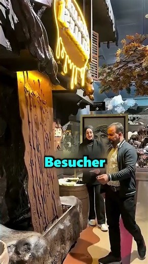 Ein Schokoladenwasserfall, von dem man naschen kann!