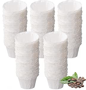 Disposable Paper Coffee Filters, Keurig K Cup Paper Filters for Keurig Single Brewer Reusable Cups, K-cup Coffee Pods, Fits All Brands Reusable K Cups (500)