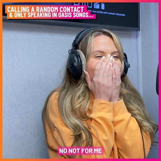 Cassi's forfeit for losing #StopTheBus this week was a Belter 😂 Liam & Noel would be proud... | Clyde 1