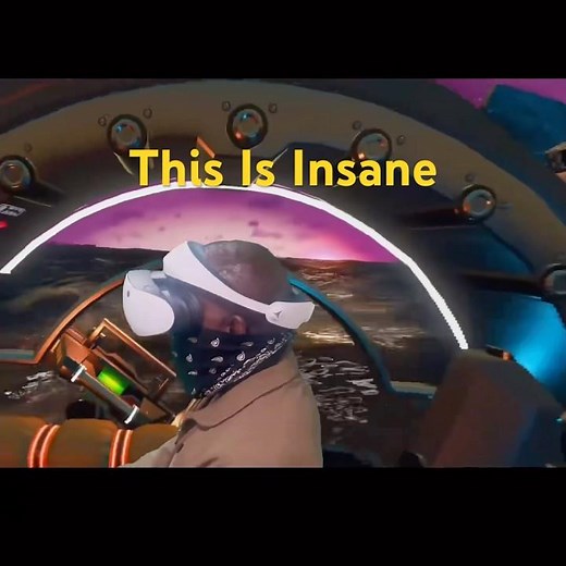 #NoMansSky in #VirtualReality on #PSVR2 is INSANE