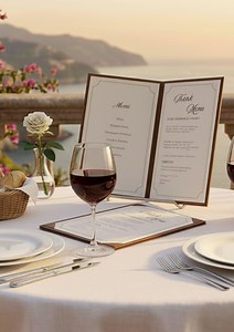 Wedding Menu Template Editable Canva Printable Elegant Reception Design - Etsy