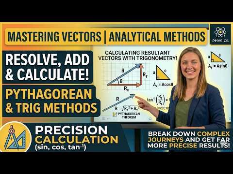 Lecture 17 | How to Calculate Resultant Vectors with Trigonometry | Physics