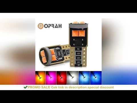 2X W5W 194 168 T10 6SMD 3030 Canbus LED Bulbs 12V For Car License Plate Light Interior Dome lights R