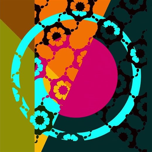 This visual will make your head spin. Visual stimming. Moving pattern and geometric shapes.