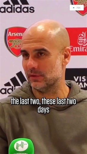 pepguardiola is considering arsenal still top of the league